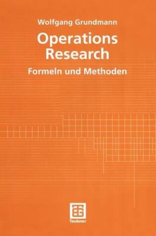 Cover of Operations Research