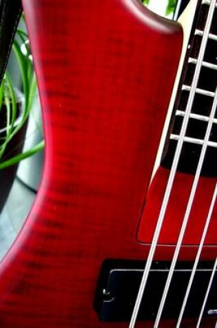 Cover of Red Bass Guitar Musical Instrument Journal