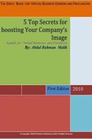 Cover of 5 Top Secrets for Boosting Your Company's Image