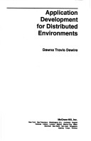 Cover of Application Development for Distributed Environments