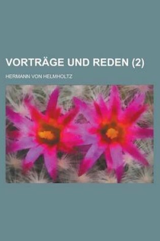 Cover of Vortrage Und Reden (2)