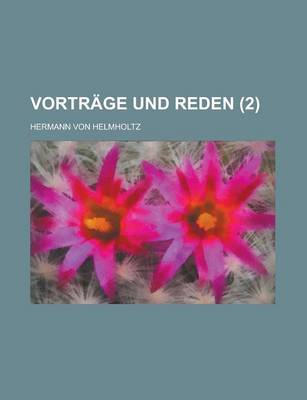 Book cover for Vortrage Und Reden (2)