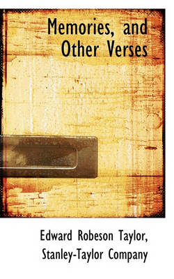 Book cover for Memories, and Other Verses