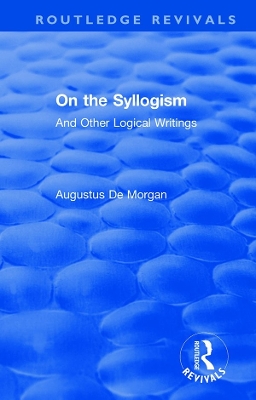 Book cover for On the Syllogism