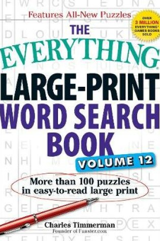 Cover of The Everything Large-Print Word Search Book, Volume 12