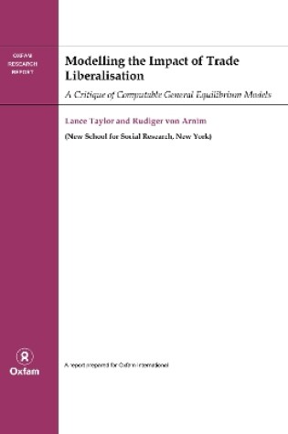 Cover of Modelling the Impact of Trade Liberalisation