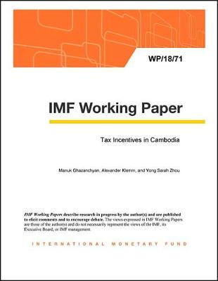 Book cover for Tax Incentives in Cambodia