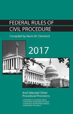 Cover of Federal Rules of Civil Procedure and Selected Other Procedural Provisions