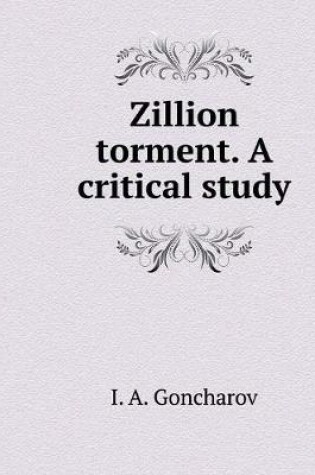 Cover of Zillion torment. A critical study