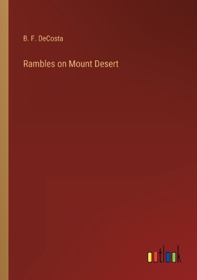 Book cover for Rambles on Mount Desert