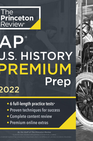 Cover of Princeton Review AP U.S. History Premium Prep, 2022