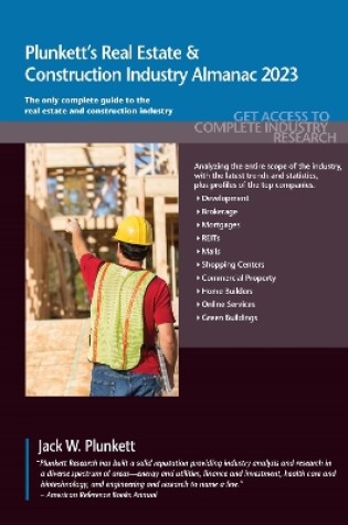 Cover of Plunkett's Real Estate & Construction Industry Almanac 2023