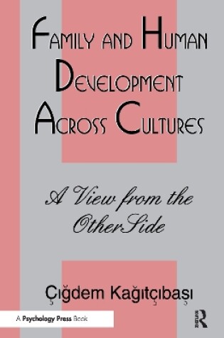 Cover of Family and Human Development Across Cultures