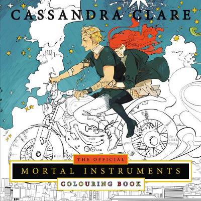 Book cover for The Official Mortal Instruments Colouring Book