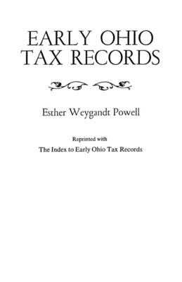 Book cover for Early Ohio Tax Records