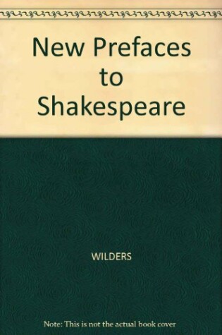 Cover of New Prefaces to Shakespeare