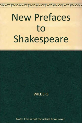 Book cover for New Prefaces to Shakespeare