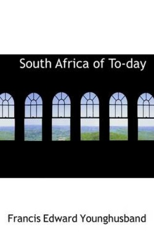 Cover of South Africa of To-Day