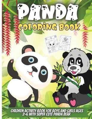 Book cover for Panda Coloring Book