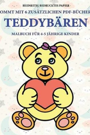 Cover of Malbuch für 4-5 jährige Kinder (Teddybären)