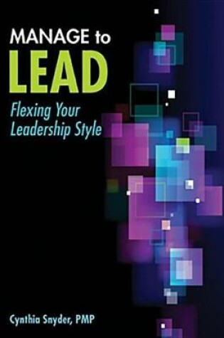 Cover of Manage to Lead