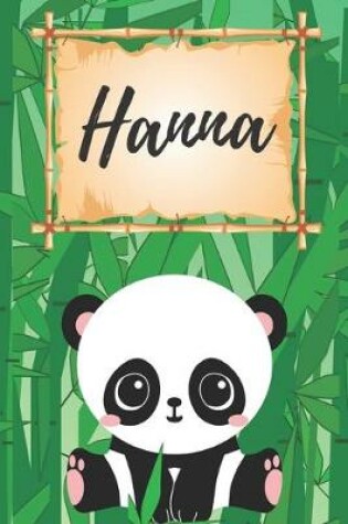 Cover of Hanna Notizbuch Panda / Malbuch / Kritzelbuch / Tagebuch / Journal / DIN A5 / Geschenke