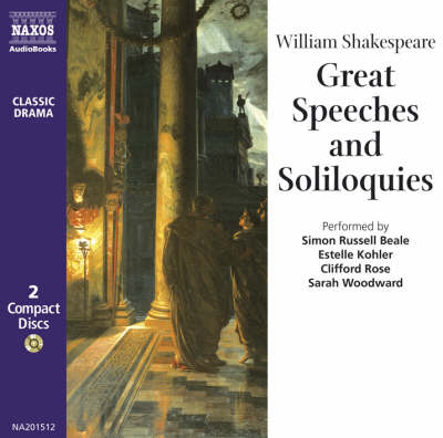 Book cover for Great Speeches and Soliloquies