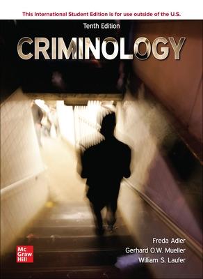 Book cover for Criminology ISE