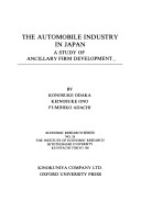 Cover of The Automobile Industry in Japan