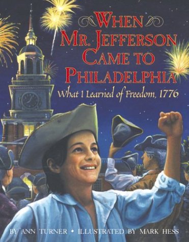 Book cover for When Mr. Jefferson Came to Philadelphia