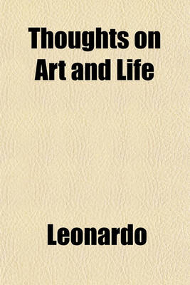 Book cover for Thoughts on Art and Life