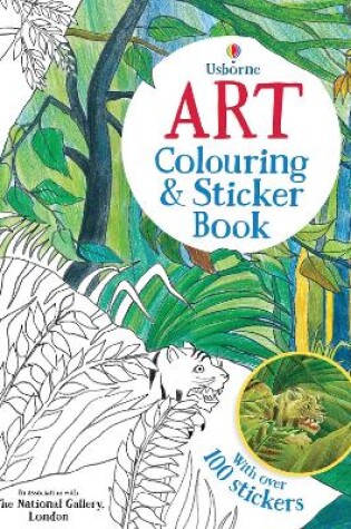 Cover of Art Colouring and Sticker Book