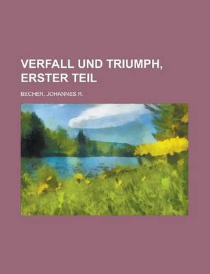 Book cover for Verfall Und Triumph, Erster Teil