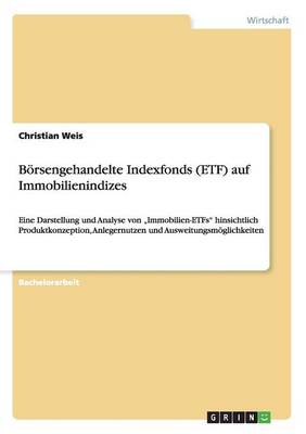 Book cover for Boersengehandelte Indexfonds (ETF) auf Immobilienindizes