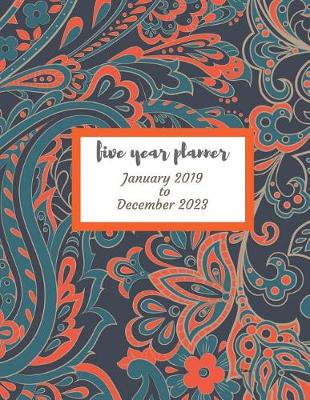 Book cover for 2019 - 2023 Oana Five Year Planner