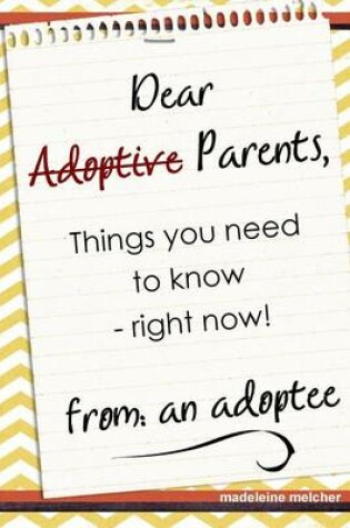 Cover of Dear Adoptive Parents