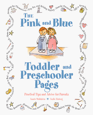 Book cover for The Pink and Blue Toddler and Preschooler Pages