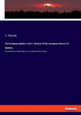 Book cover for On European Spiders. Part I. Review of the European Genera of Spiders,