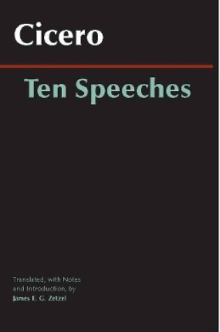 Cover of Ten Speeches