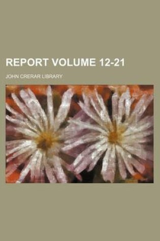 Cover of Report Volume 12-21