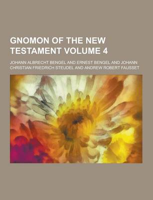 Book cover for Gnomon of the New Testament Volume 4