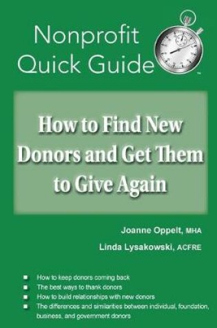 Cover of How to Find New Donors and Get Them to Give Again