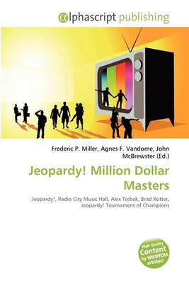 Book cover for Jeopardy! Million Dollar Masters