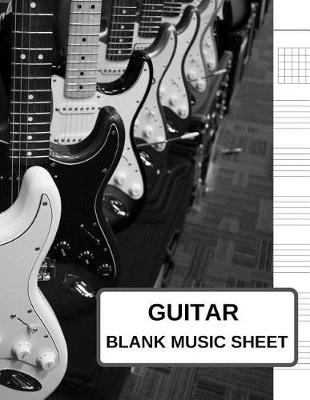 Book cover for Guitar Blank Music Sheet