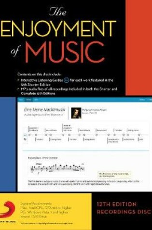 Cover of The Norton Recordings to accompany the Enjoyment of Music, 12e