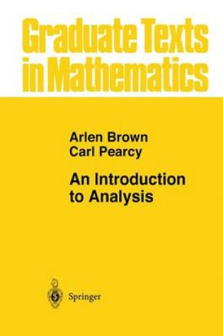 Cover of An Introduction to Analysis