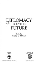 Book cover for Diplomacy for the Future