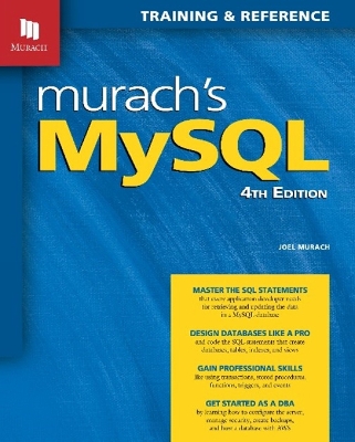 Book cover for Murach's MySQL (4th Edition)