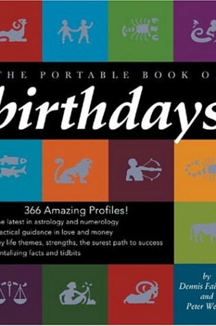 Cover of The Portable Book of Birthdays