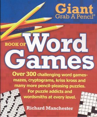 Book cover for Giant Grab A Pencil Book of Word Games